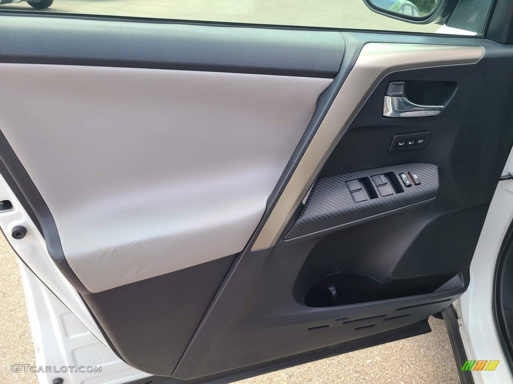 2015 RAV4 Limited AWD - Blizzard Pearl / Ash photo #4