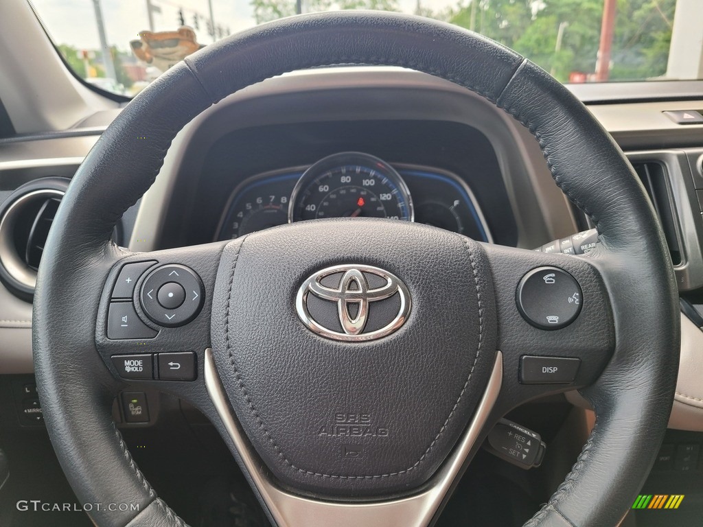 2015 RAV4 Limited AWD - Blizzard Pearl / Ash photo #12