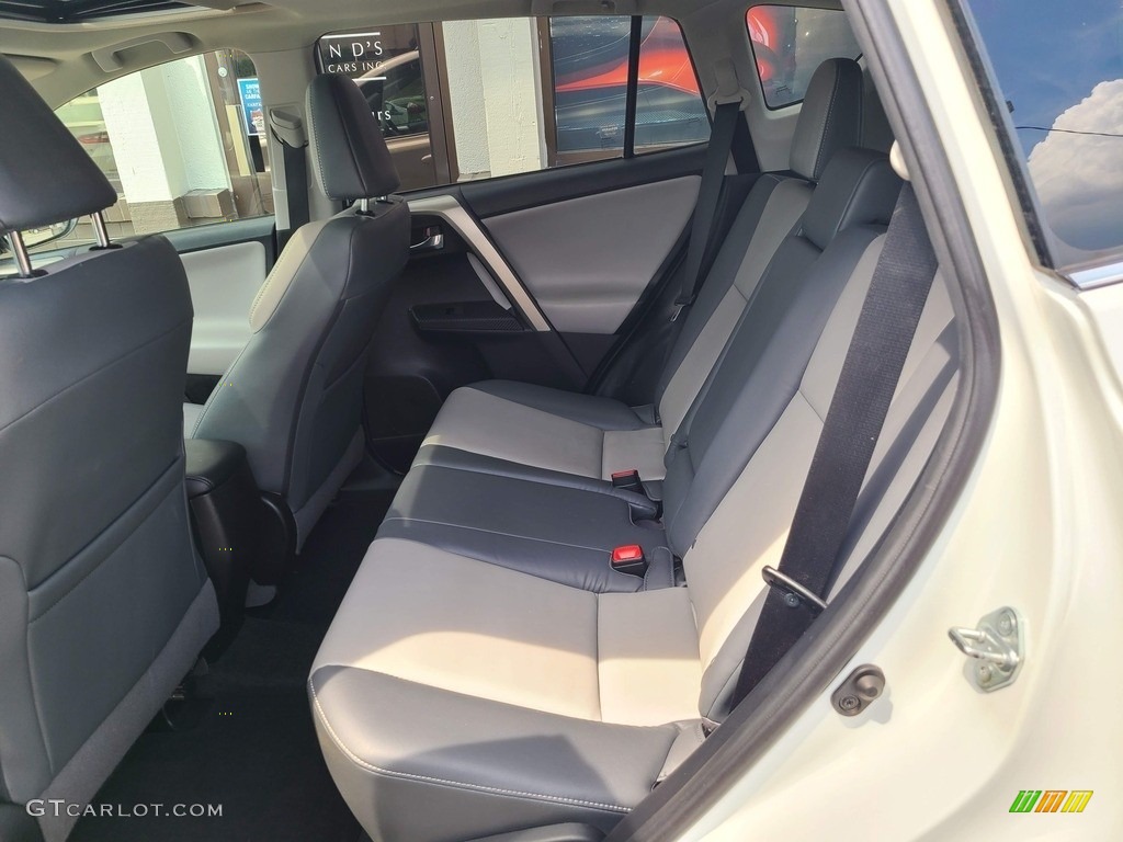 2015 RAV4 Limited AWD - Blizzard Pearl / Ash photo #35