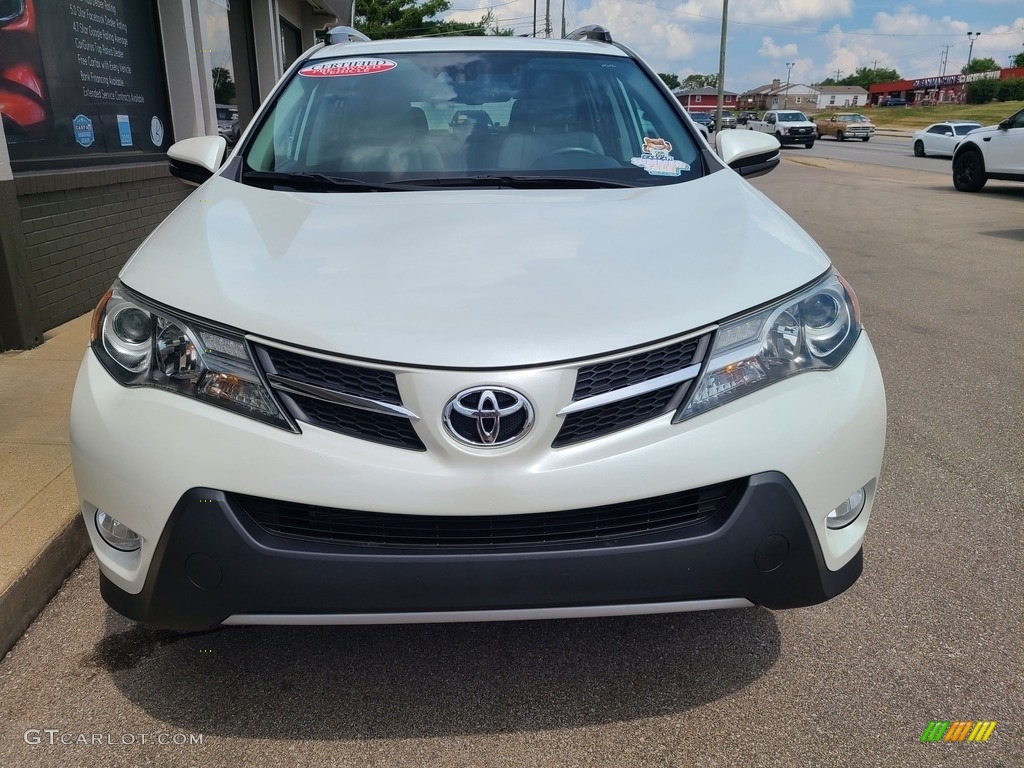 2015 RAV4 Limited AWD - Blizzard Pearl / Ash photo #52