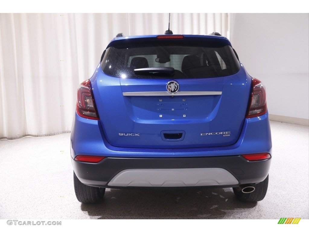 2018 Encore Preferred II AWD - Coastal Blue Metallic / Ebony photo #19
