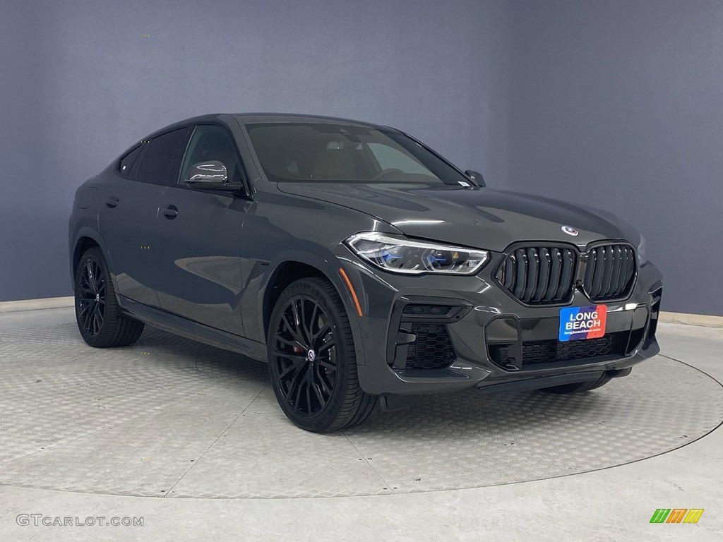 Dravit Gray Metallic 2022 BMW X6 M50i Exterior Photo #144490834