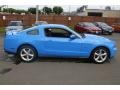 Grabber Blue 2010 Ford Mustang GT Coupe Exterior