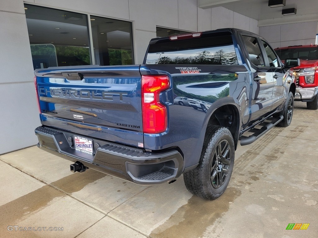 2022 Silverado 1500 Limited Custom Trail Boss Crew Cab 4x4 - Northsky Blue Metallic / Jet Black photo #4