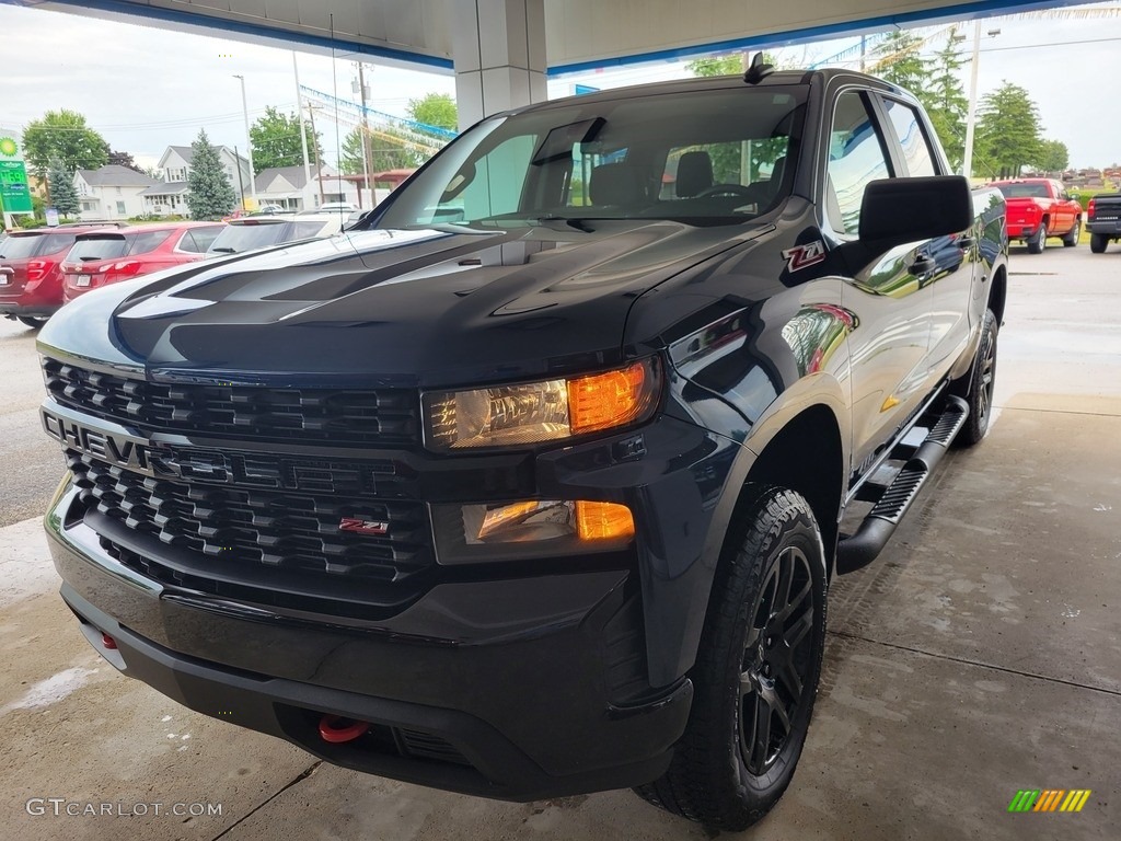 2022 Silverado 1500 Limited Custom Trail Boss Crew Cab 4x4 - Northsky Blue Metallic / Jet Black photo #8