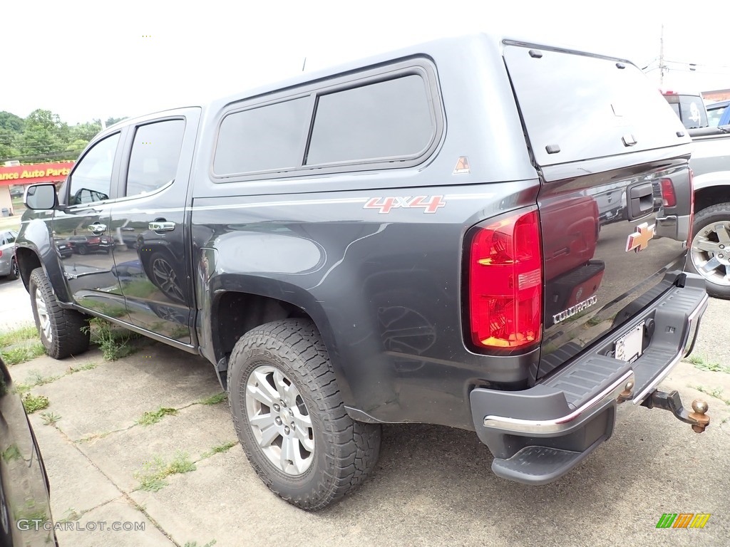 2017 Colorado LT Crew Cab 4x4 - Cyber Gray Metallic / Jet Black photo #2