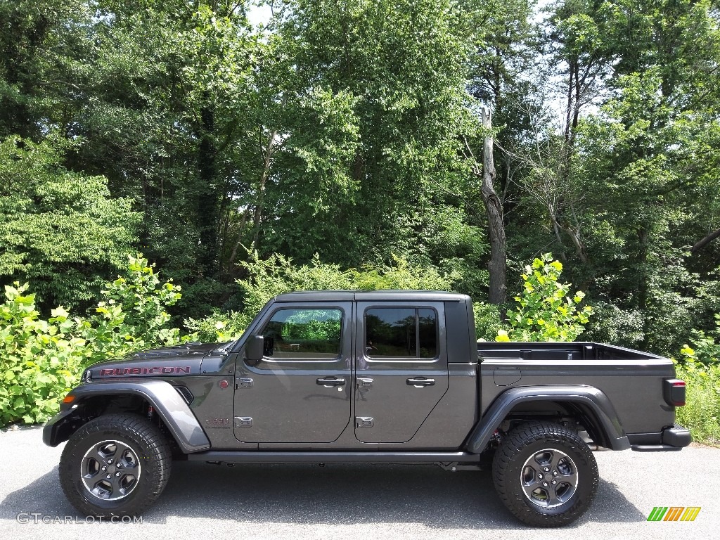 2022 Gladiator Rubicon 4x4 - Granite Crystal Metallic / Black photo #1