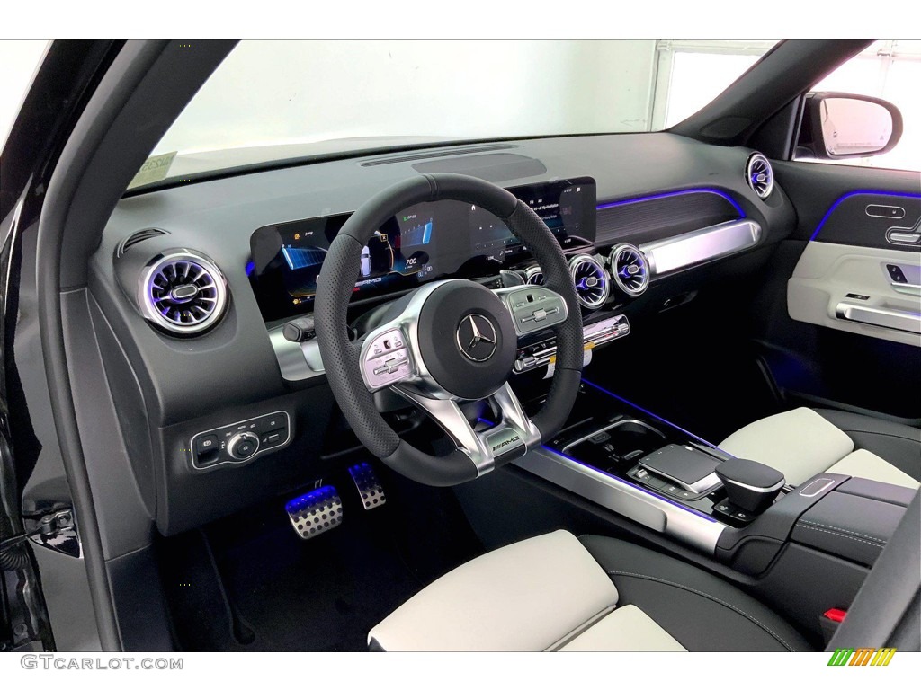 Neva Gray/Black Interior 2022 Mercedes-Benz GLB AMG 35 4Matic Photo #144494640