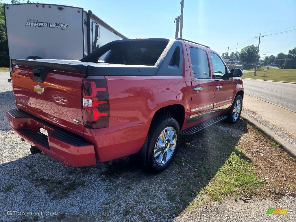 2010 Avalanche LTZ 4x4 - Victory Red / Ebony photo #4