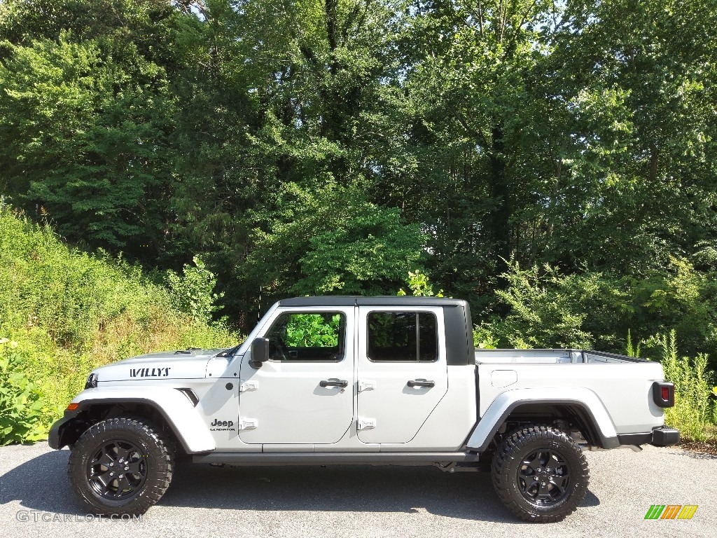 2022 Gladiator Willys 4x4 - Silver Zynith / Black photo #1