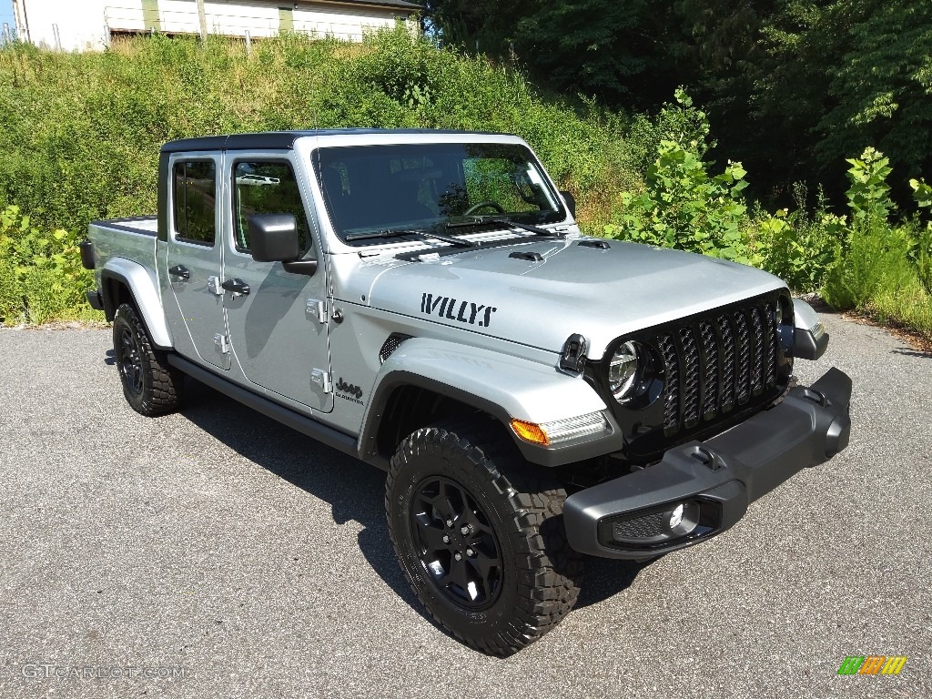 2022 Gladiator Willys 4x4 - Silver Zynith / Black photo #4