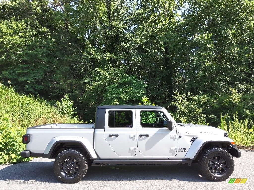 2022 Gladiator Willys 4x4 - Silver Zynith / Black photo #5