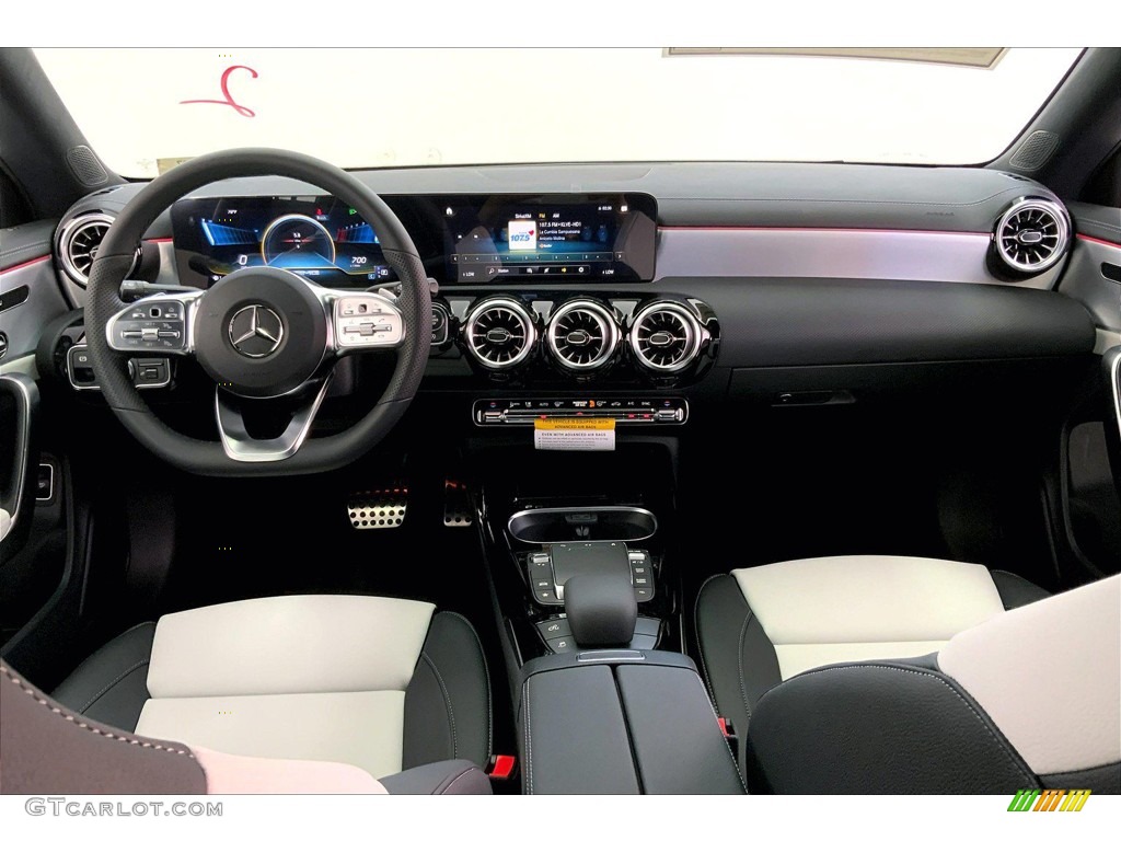 2022 Mercedes-Benz CLA AMG 35 Coupe Neva Gray/Black Dashboard Photo #144496536