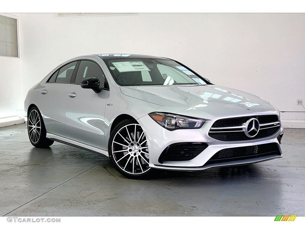 Iridium Silver Metallic 2022 Mercedes-Benz CLA AMG 35 Coupe Exterior Photo #144496697