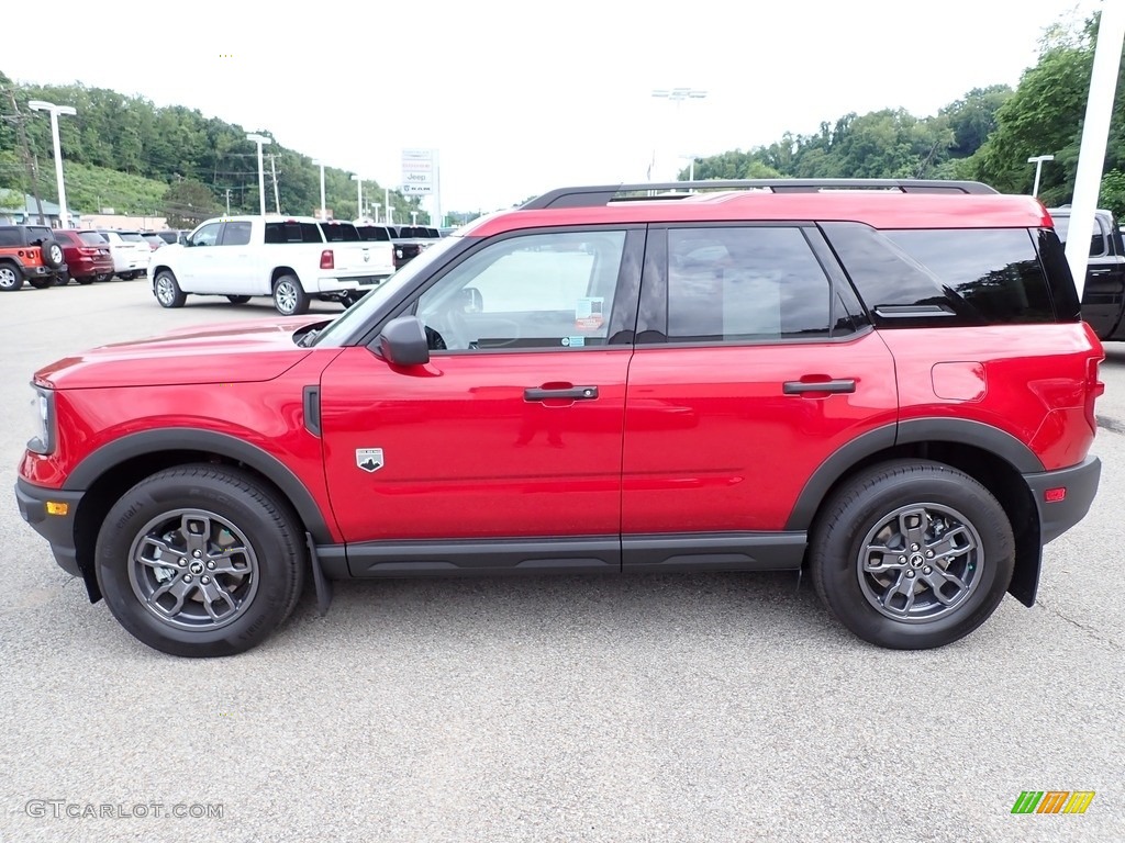 2021 Bronco Sport Big Bend 4x4 - Rapid Red Metallic / Ebony photo #2