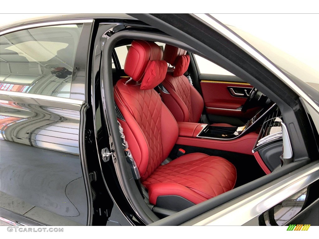 Carmine Red/Black Interior 2022 Mercedes-Benz S 580 4Matic Sedan Photo #144498366