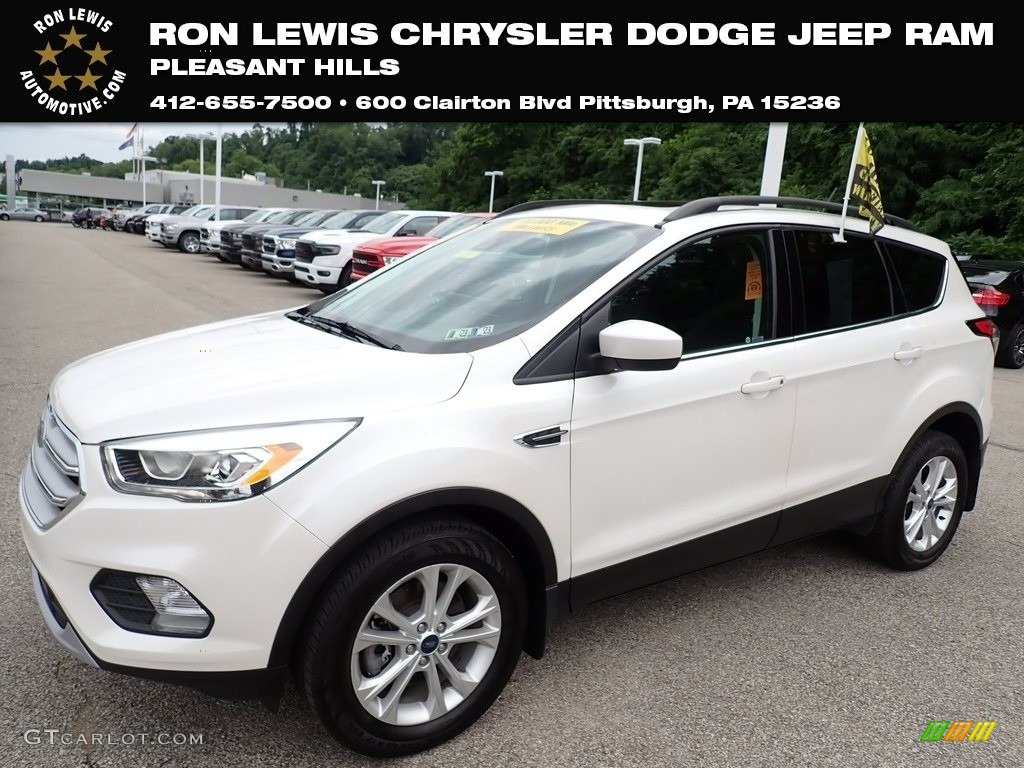 2018 Escape SEL 4WD - Oxford White / Charcoal Black photo #1
