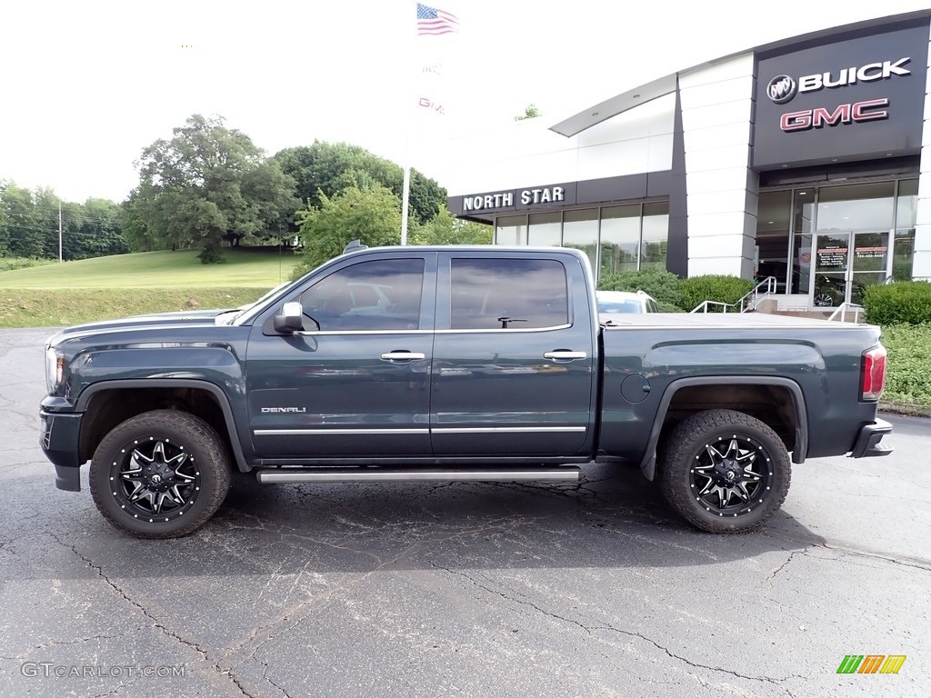 2017 Sierra 1500 Denali Crew Cab 4WD - Dark Slate Metallic / Jet Black photo #2