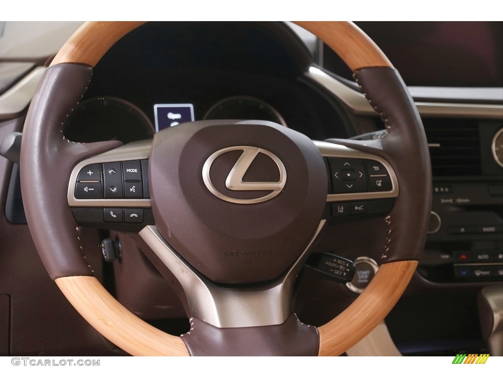 2019 Lexus RX 350 Parchment Steering Wheel Photo #144500577