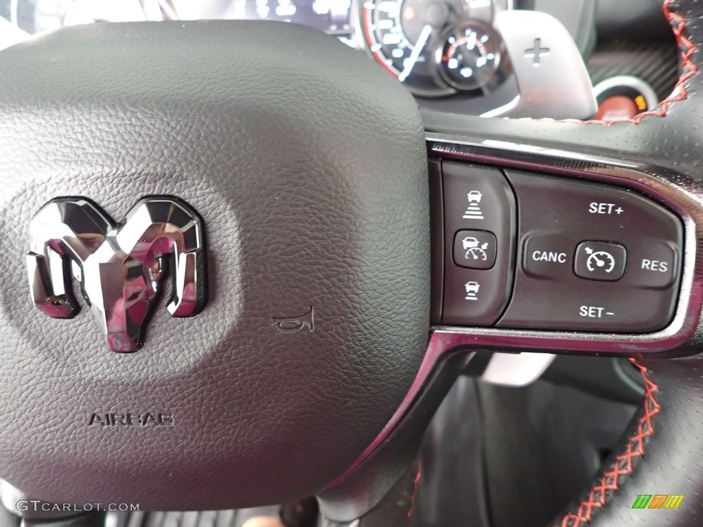 2021 Ram 1500 TRX Crew Cab 4x4 Black Steering Wheel Photo #144500751
