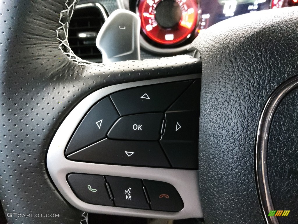 2022 Dodge Challenger SRT Hellcat Redeye Black Steering Wheel Photo #144501348