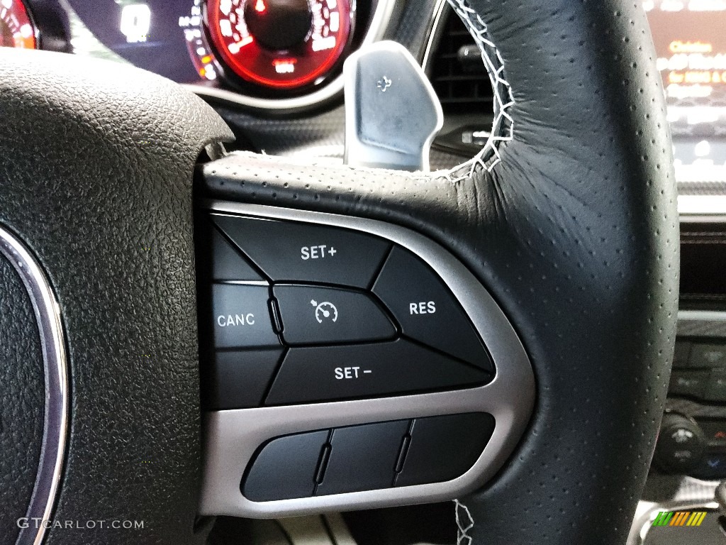 2022 Dodge Challenger SRT Hellcat Redeye Black Steering Wheel Photo #144501381