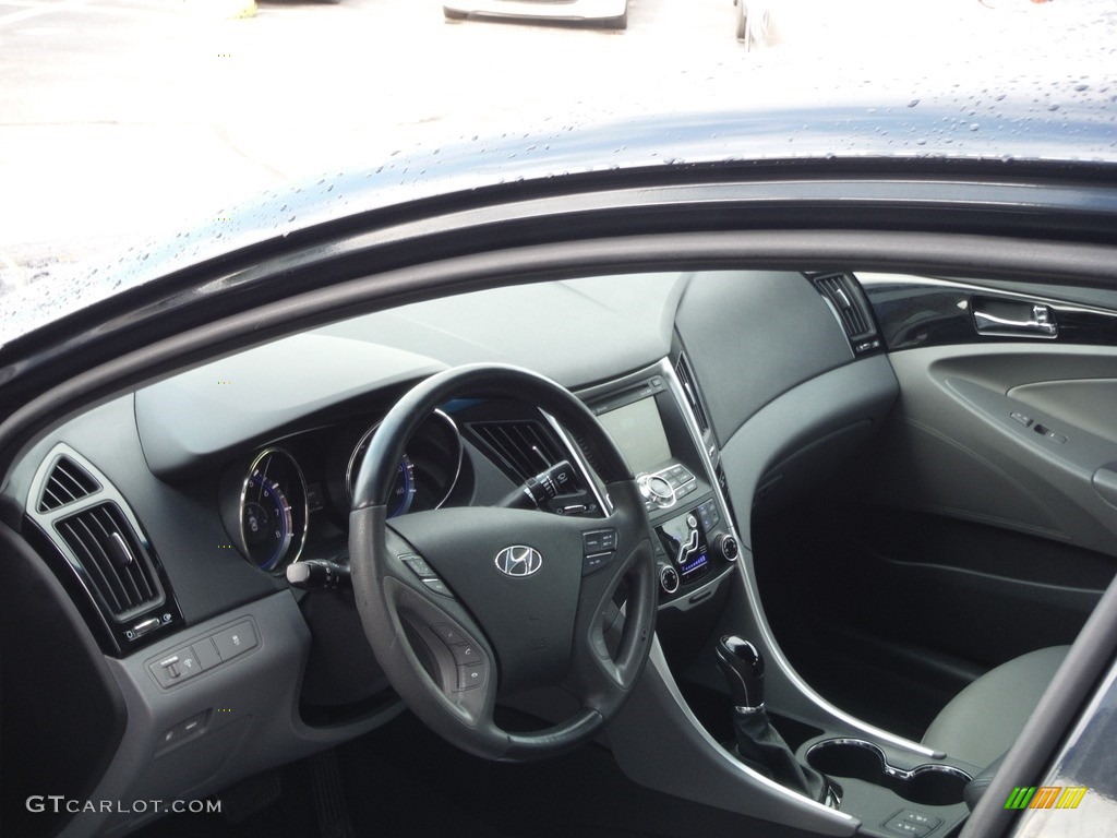 2011 Sonata Limited - Indigo Blue Pearl / Gray photo #14