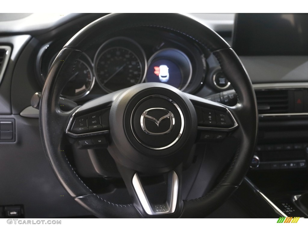 2019 Mazda CX-9 Sport AWD Black Steering Wheel Photo #144503214