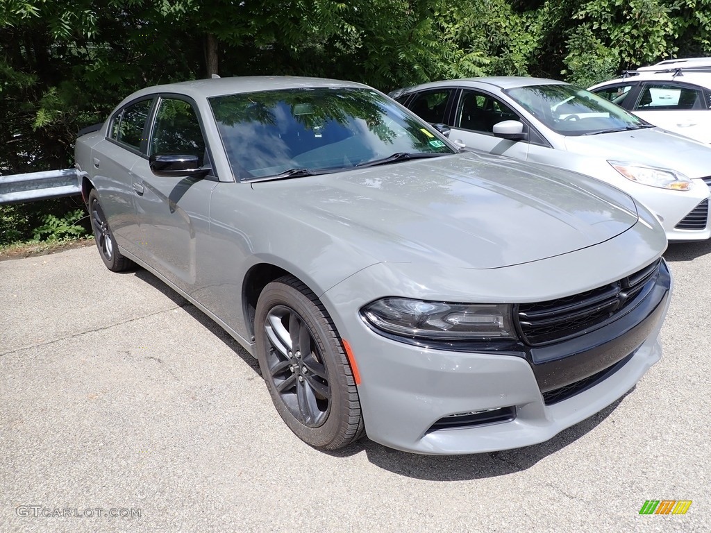 Destroyer Gray 2019 Dodge Charger SXT AWD Exterior Photo #144504180