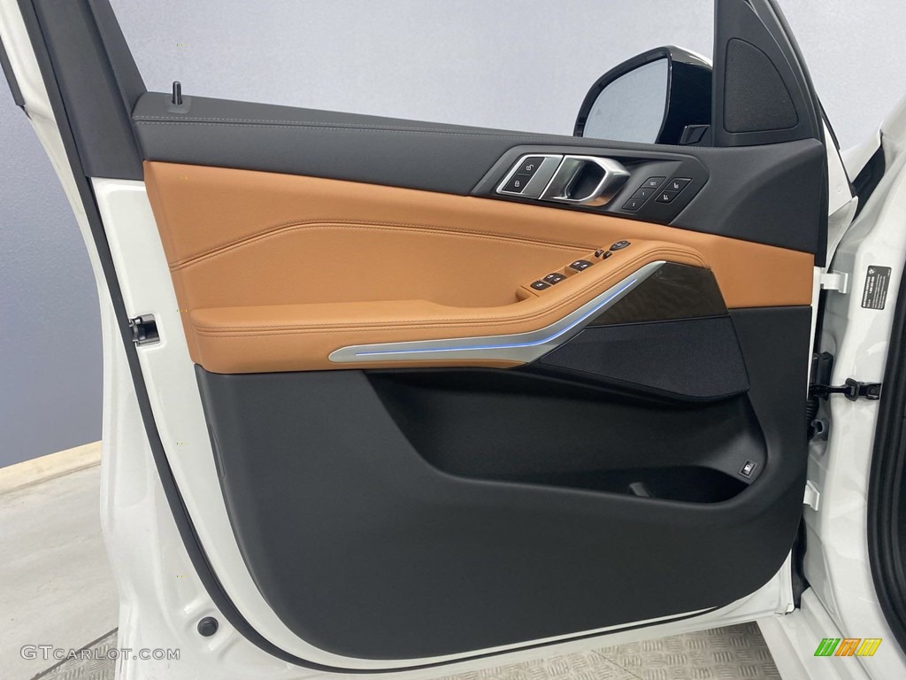 2022 BMW X5 xDrive45e Cognac Door Panel Photo #144504447