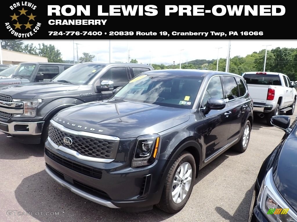 2021 Telluride LX AWD - Gravity Gray / Black photo #1
