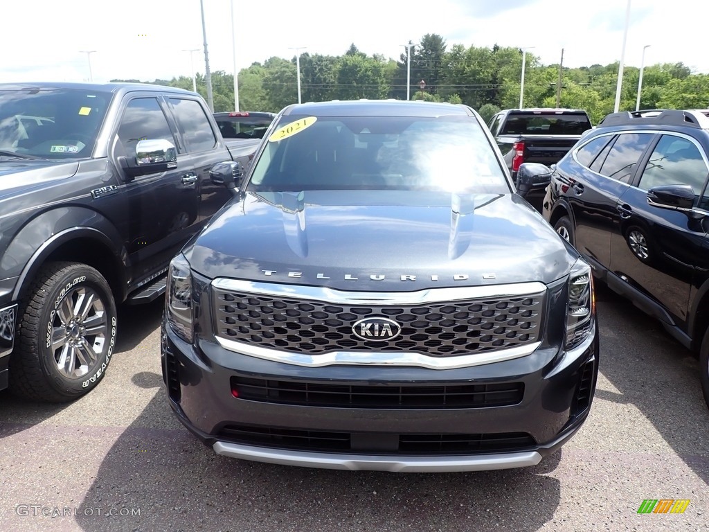 2021 Telluride LX AWD - Gravity Gray / Black photo #2