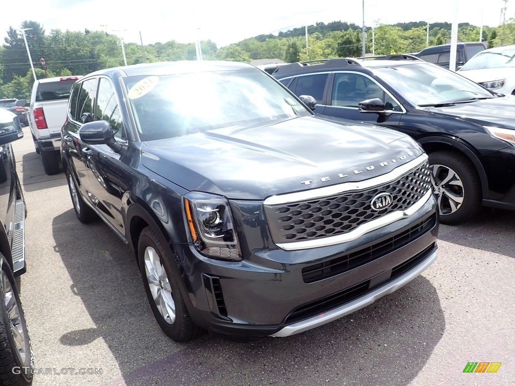 2021 Telluride LX AWD - Gravity Gray / Black photo #3