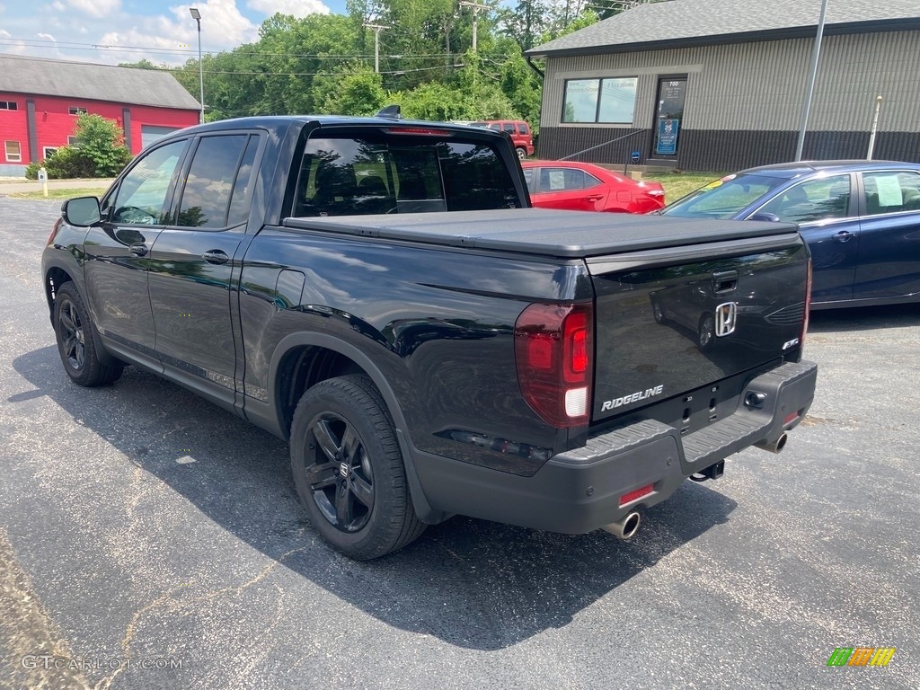 2021 Ridgeline Black Edition AWD - Crystal Black Pearl / Black/Red photo #3