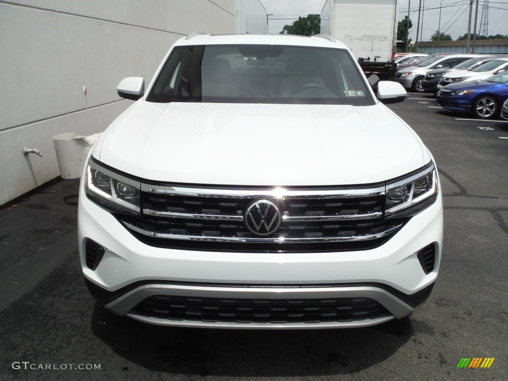 2021 Atlas Cross Sport SE Technology 4Motion - Pure White / Dark Beige/Black photo #5