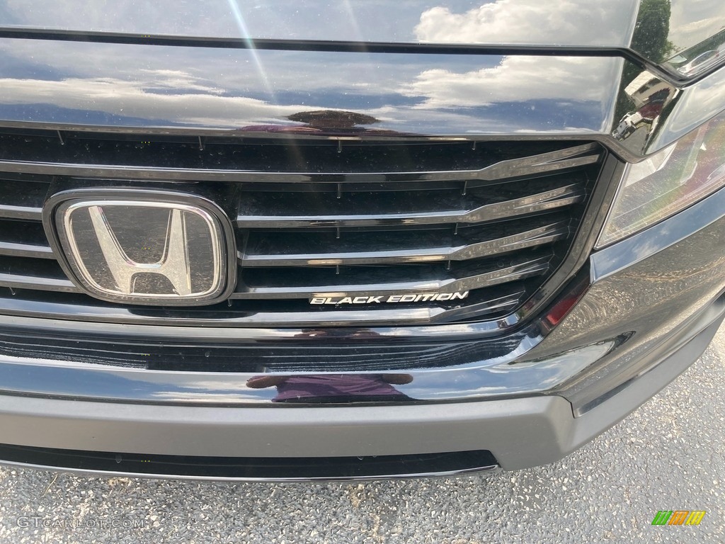 2021 Ridgeline Black Edition AWD - Crystal Black Pearl / Black/Red photo #9