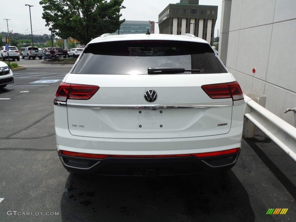 2021 Atlas Cross Sport SE Technology 4Motion - Pure White / Dark Beige/Black photo #10