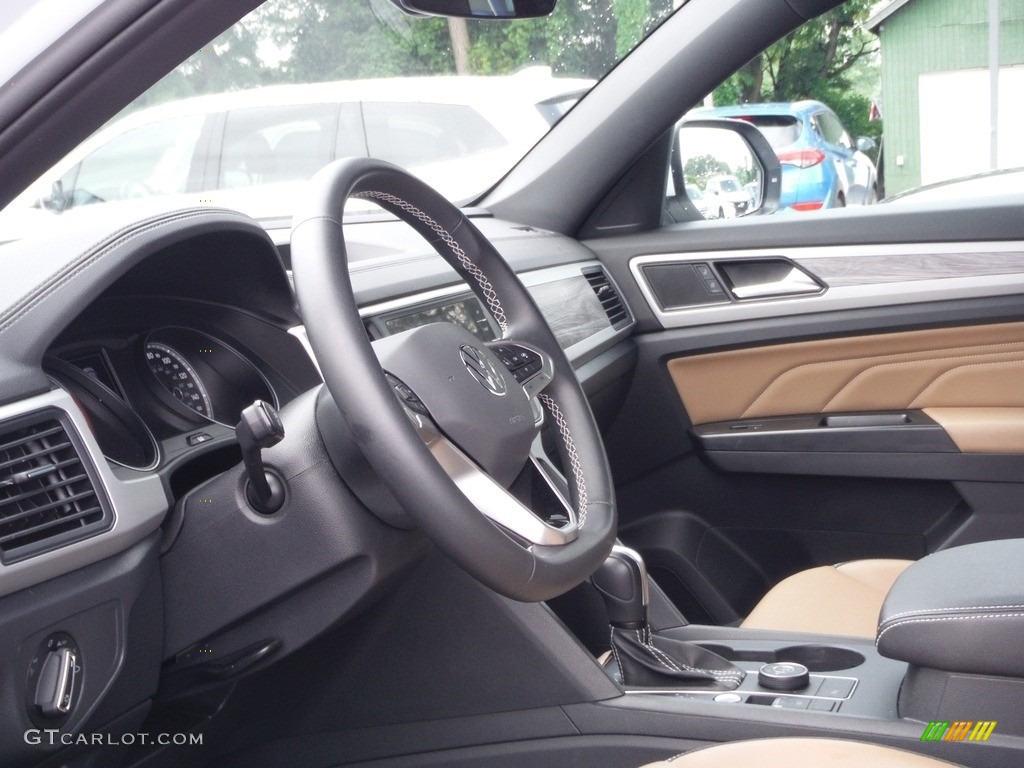 2021 Atlas Cross Sport SE Technology 4Motion - Pure White / Dark Beige/Black photo #14