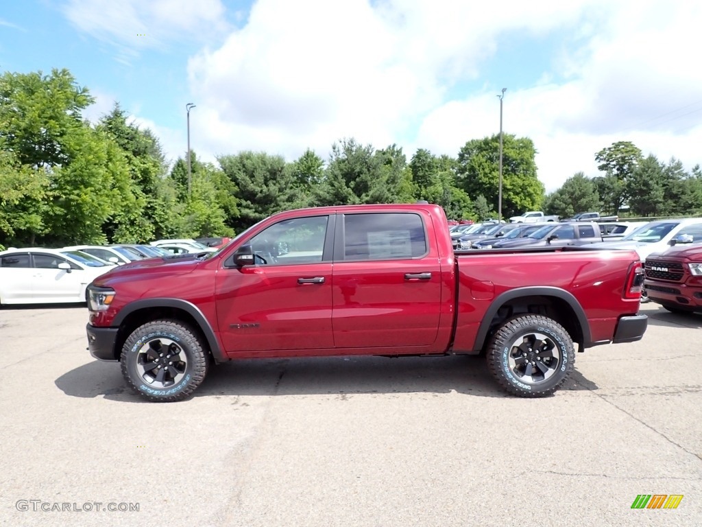 Delmonico Red Pearl 2022 Ram 1500 Rebel Crew Cab 4x4 Exterior Photo #144506802