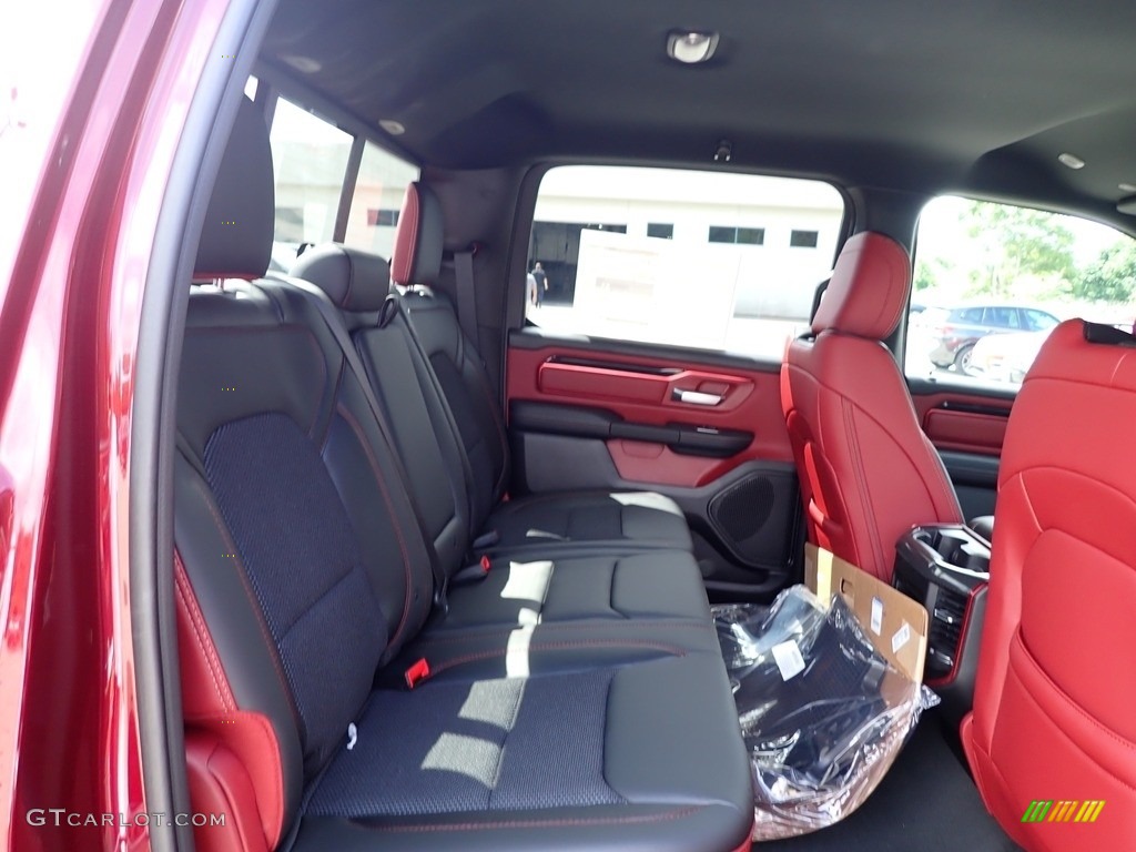 2022 Ram 1500 Rebel Crew Cab 4x4 Rear Seat Photo #144506952