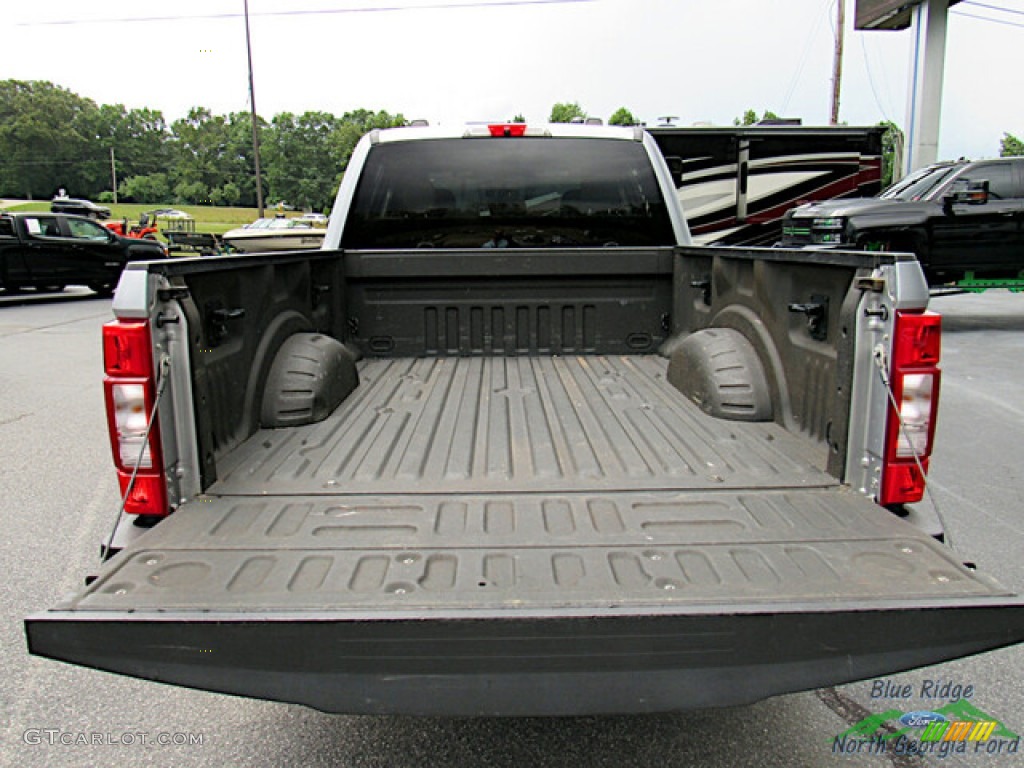 2021 F250 Super Duty XLT Crew Cab 4x4 - Iconic Silver / Medium Earth Gray photo #14