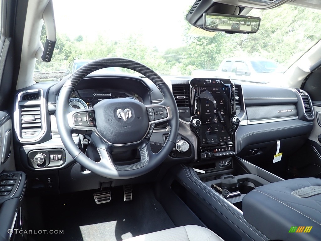 2022 Ram 1500 Limited Crew Cab 4x4 Indigo/Sea Salt Dashboard Photo #144507624