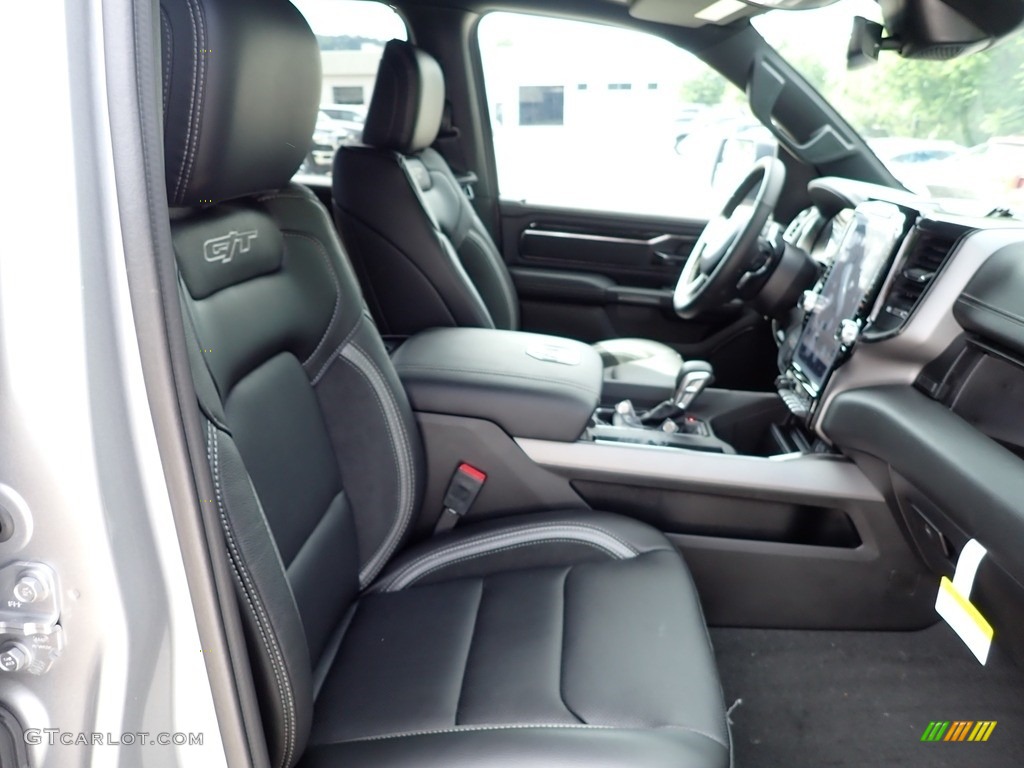 Black Interior 2022 Ram 1500 Laramie G/T Crew Cab 4x4 Photo #144507906