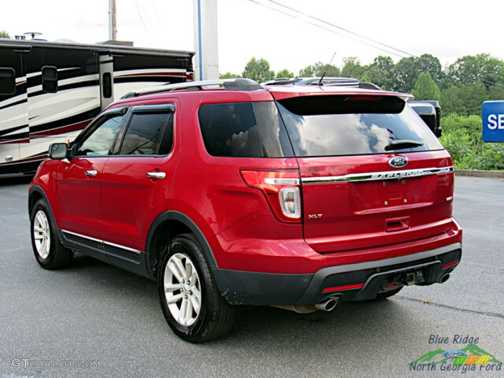 2015 Explorer XLT 4WD - Ruby Red / Medium Light Stone photo #3