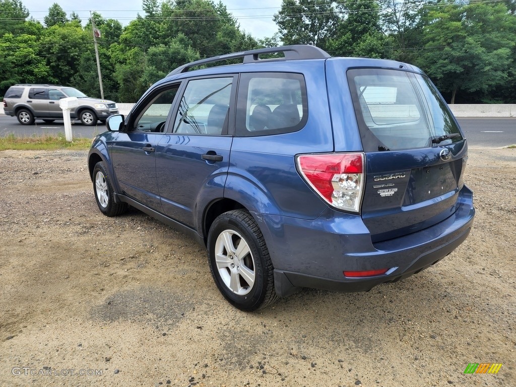 2012 Forester 2.5 X - Marine Blue Metallic / Black photo #7