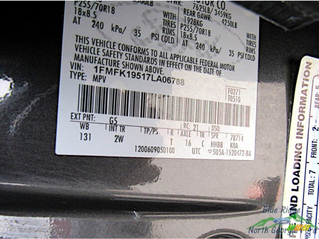2007 Expedition EL Limited - Carbon Metallic / Charcoal Black/Caramel photo #17