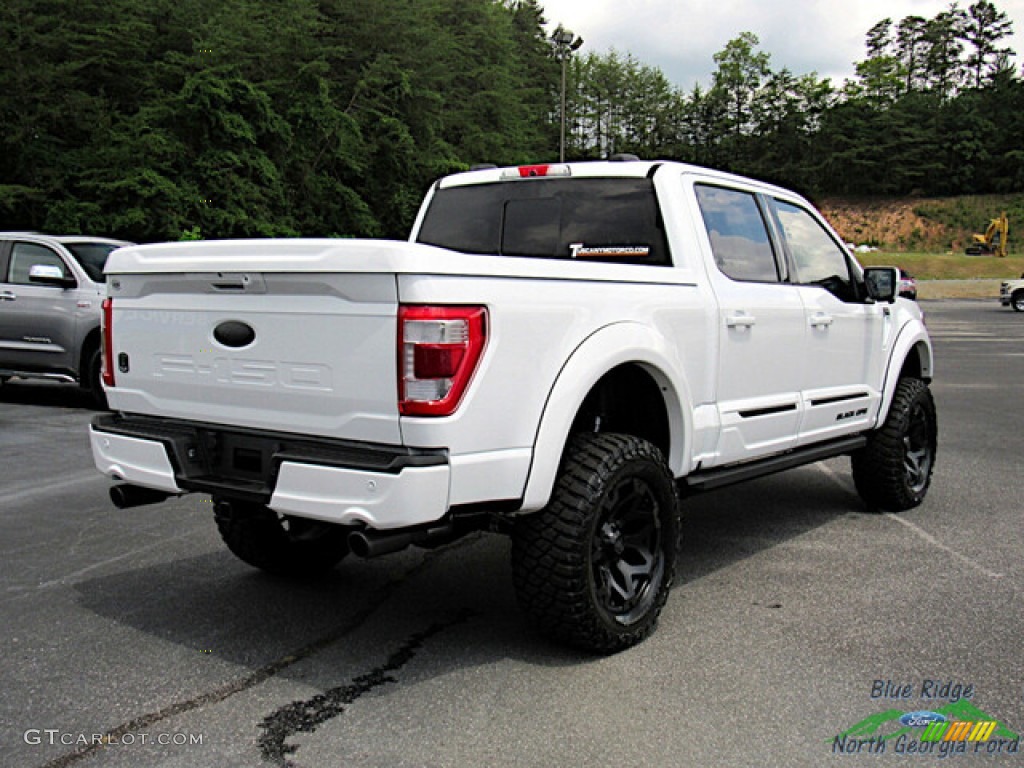 2022 F150 Tuscany Black Ops Lariat SuperCrew 4x4 - Oxford White / Black photo #6