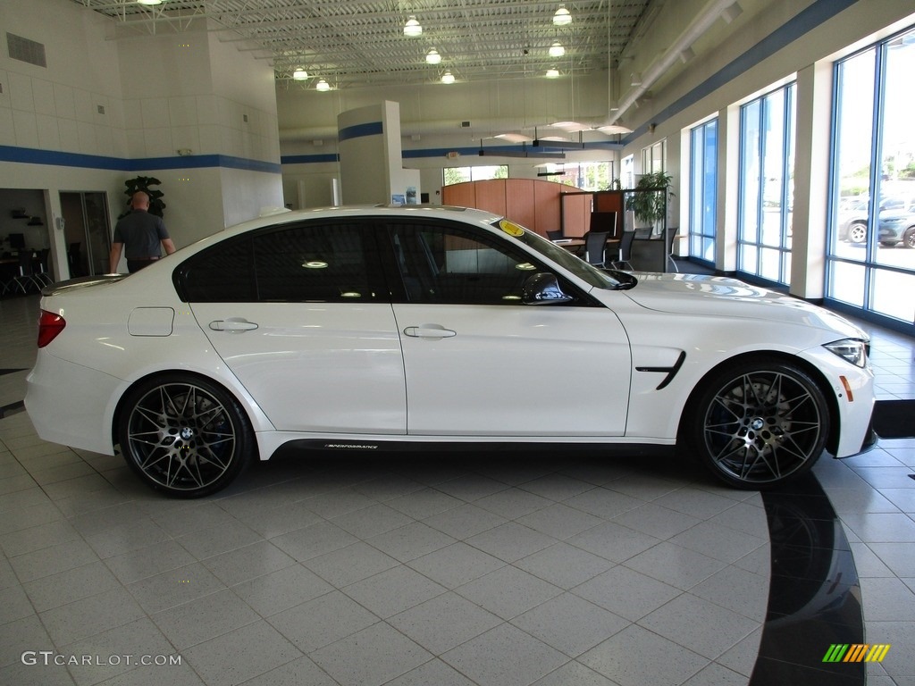 Alpine White 2018 BMW M3 Sedan Exterior Photo #144510057