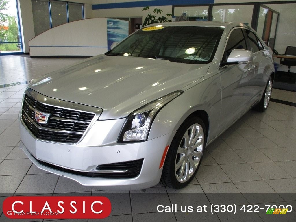 2018 ATS Luxury AWD - Radiant Silver Metallic / Jet Black photo #1