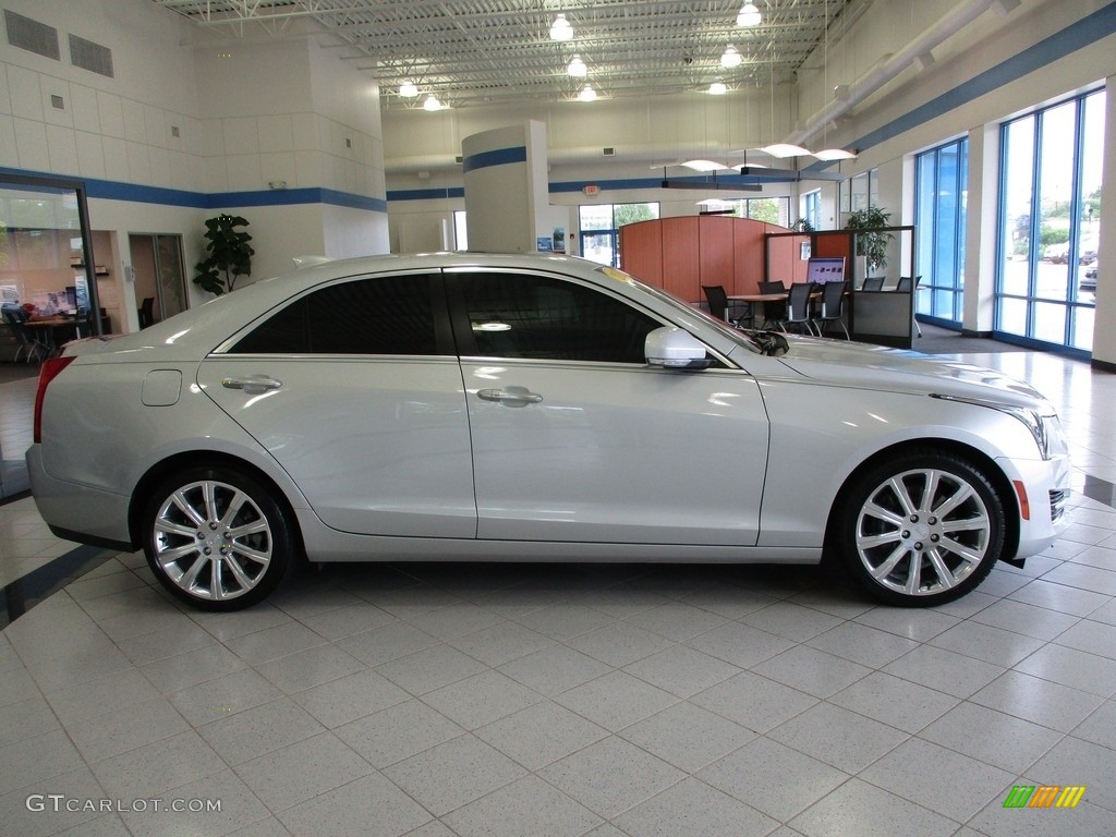 Radiant Silver Metallic 2018 Cadillac ATS Luxury AWD Exterior Photo #144510291